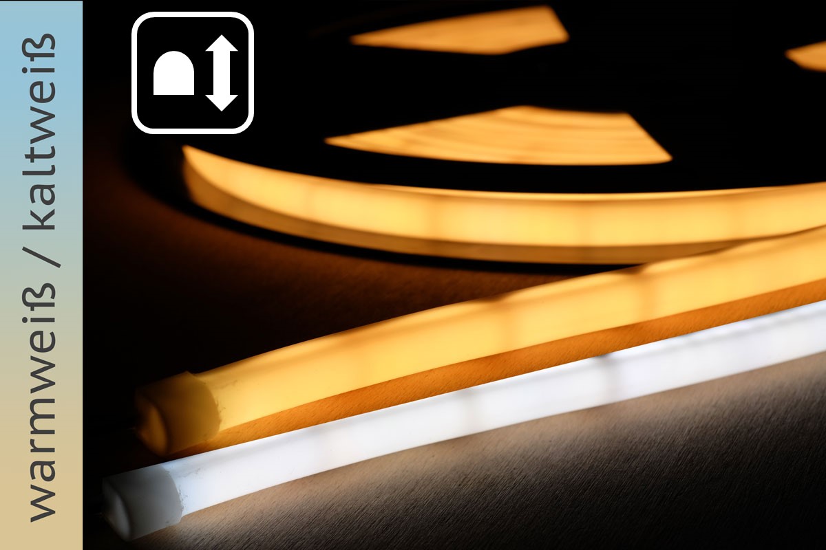 Neonflex LEDStreifen ohne sichtbare EinzelLEDs